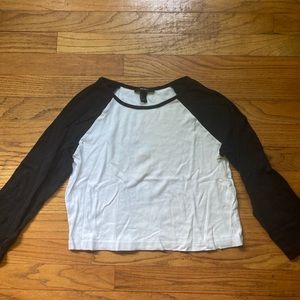 Black & White Forever 21 T-Shirt